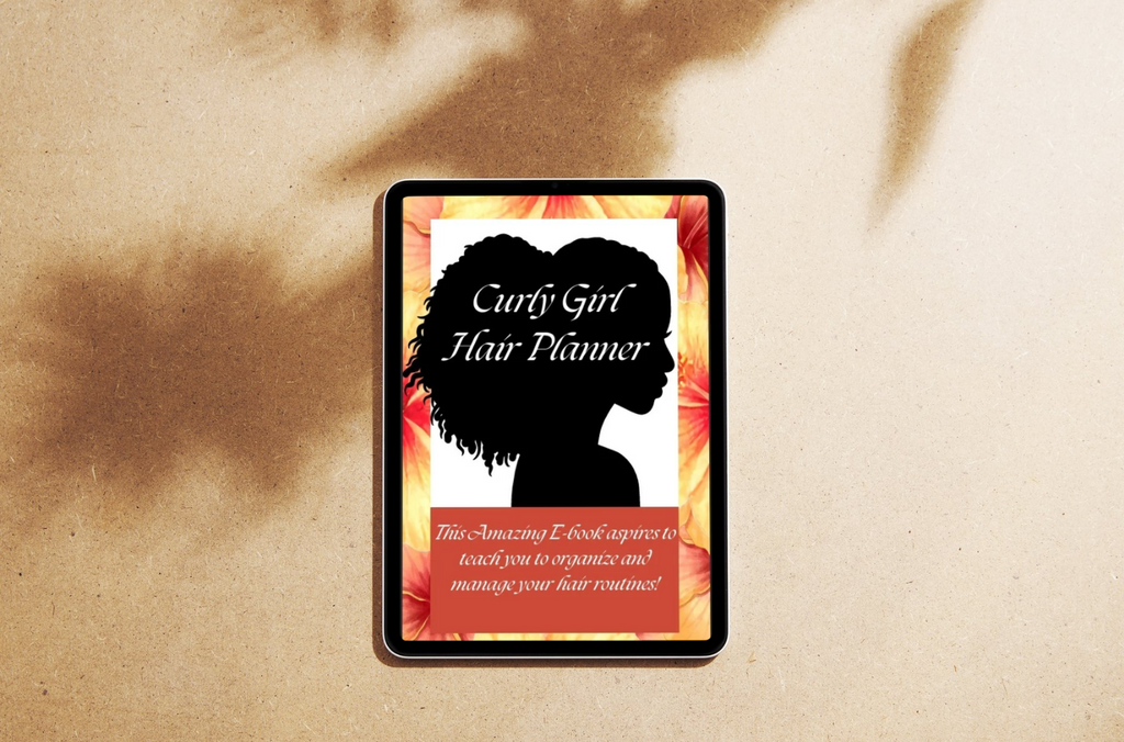 Curly Girl Hair Planner | Digital Hair Care Planner | Wash Day Tracker | Curly Hair Journal | Natural Hair Printable