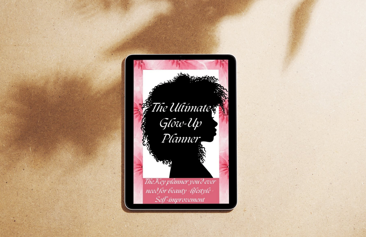 The Ultimate Glow-Up Planner | Digital Download | Self-Improvement Planner | Beauty, Wellness & Lifestyle Journal