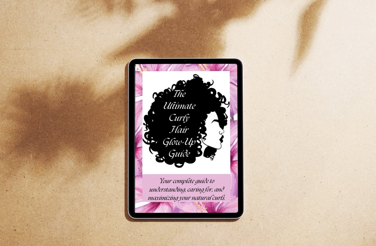 The Ultimate Curly Hair Glow-Up Guide | Digital Hair Care Ebook | Learn Your Curl Type, Build the Perfect Routine & Achieve Healthier Curls
