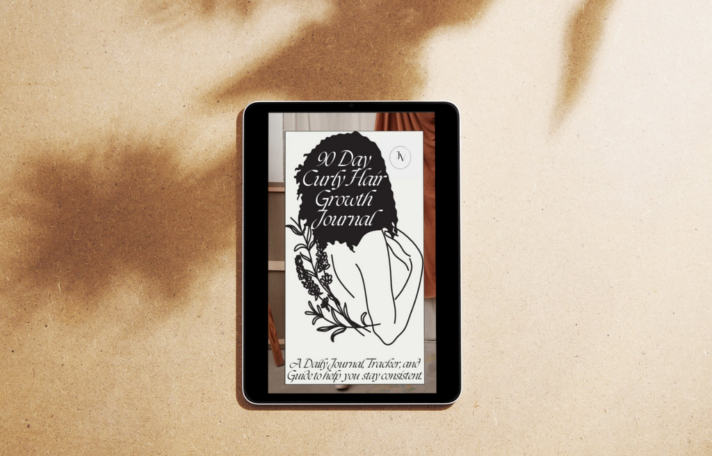 90 Day Curly Hair Growth Journal | Digital Download | Hair Growth Planner & Habit Tracker